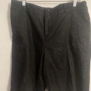 Motto Black High waist Bermuda shorts, size 16